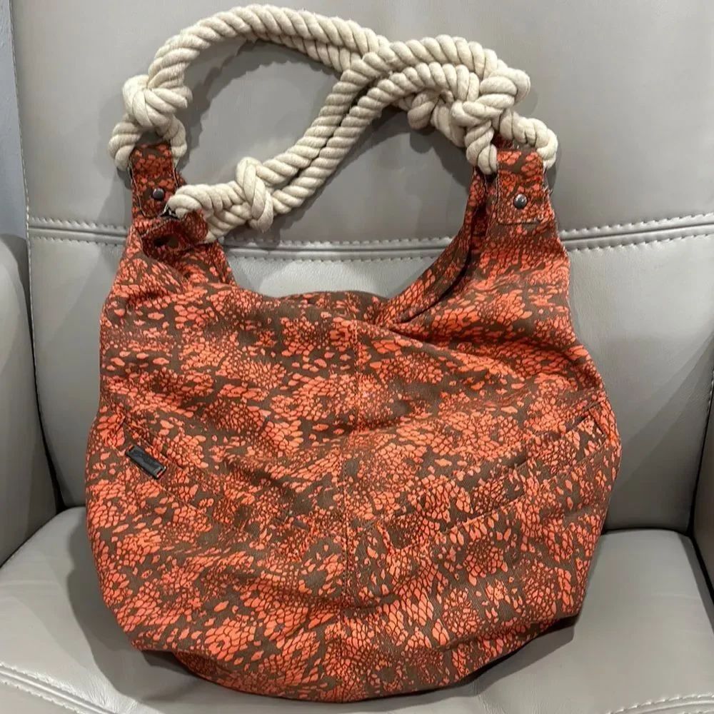 Stussy rare hobo bag with Rope handles